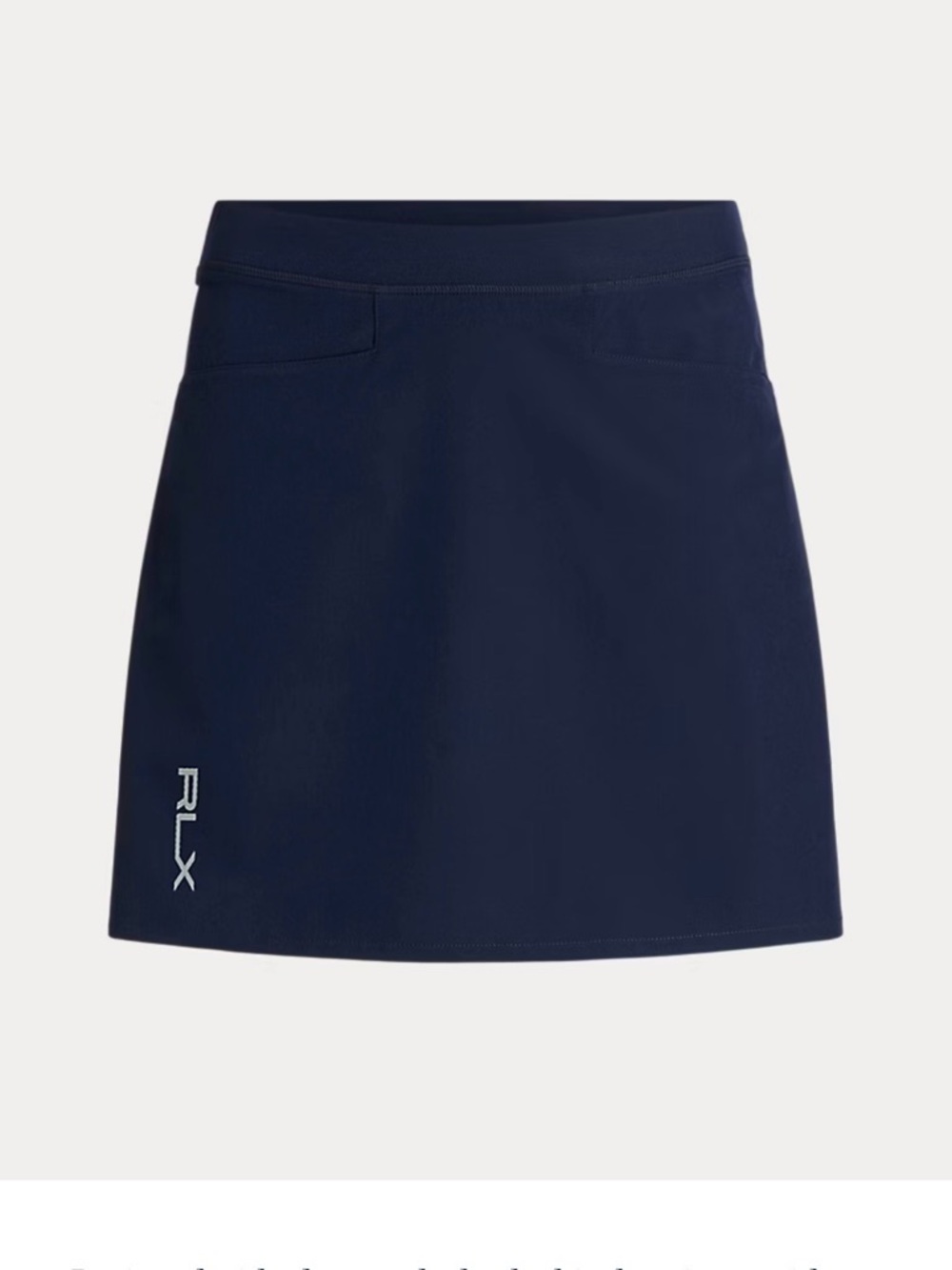 RLX Navy golf Athletic performance Skort with Logo